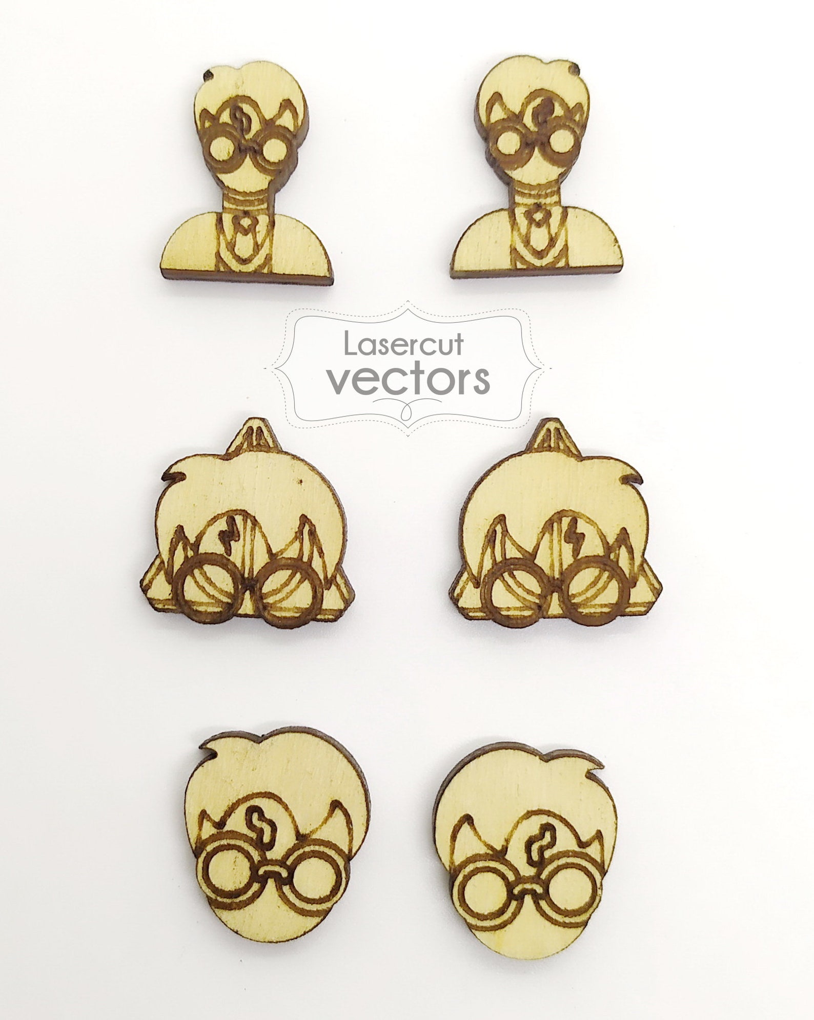 16 Harry Potter Designs Bundle Earring SVG Stud Earrings SVG | Etsy