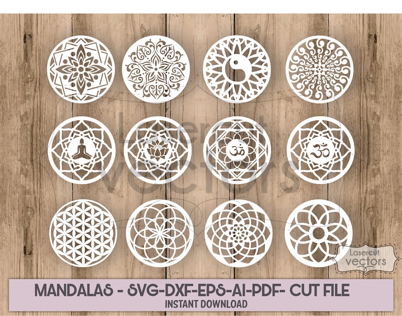 Download Svg Design Mandala Mandala Dxf Mandala Svg Mandala Svg Files For Cricut Mandala Dxf Files Laser Cut Cnc File Svg For Silhouette Craft Supplies Tools Papercraft Sultraline Id