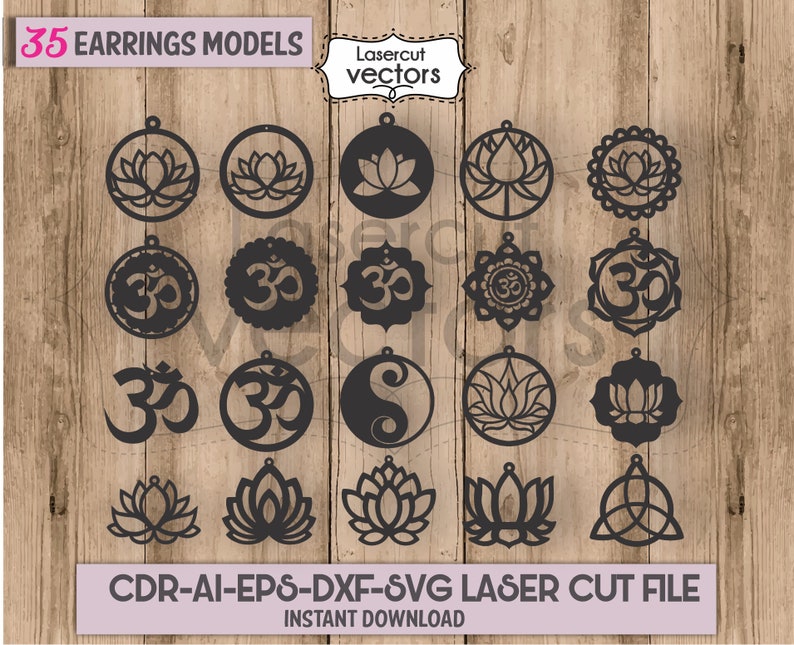 Free Free 160 Flower Earring Svg SVG PNG EPS DXF File