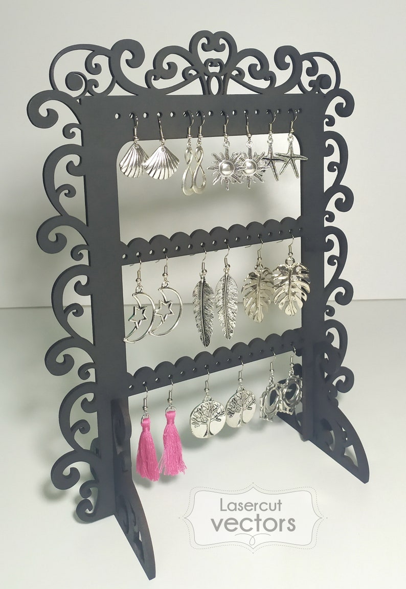 Earring Templates For Laser Cutting Decoration Pattern Cut Etsy