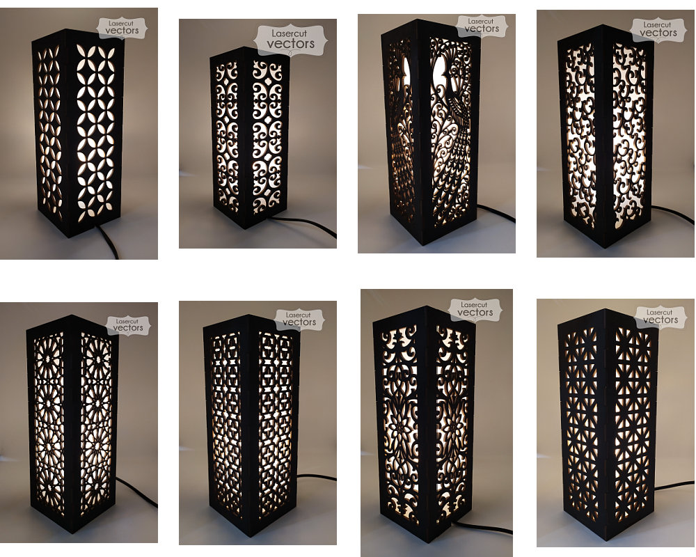 Laser Cut Lamp