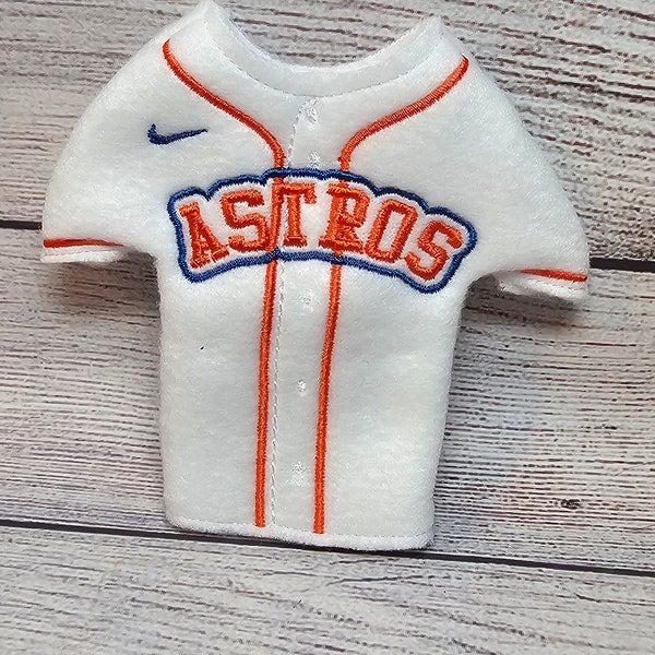 Astro- Houston-baseball--Elf Shirt -elf-Costume-Children-Play Dress up-Doll clothes- Social Media- Kids- teens- Christmas Movie