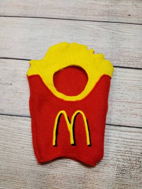 Fries-mcdonalds- Goldren- Snack- Elf Costume -elf-costume-children