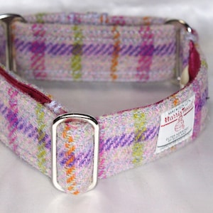 Harris Tweed Martingale Collar for dogs:  Earrach - Spring