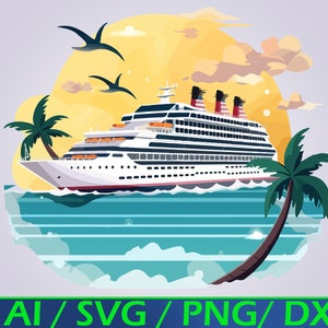Cruise Ship SVG Family Cruise Digital Download Cruising Vacation PNG  family trip svg for cruise shirts for cricut for silhouette