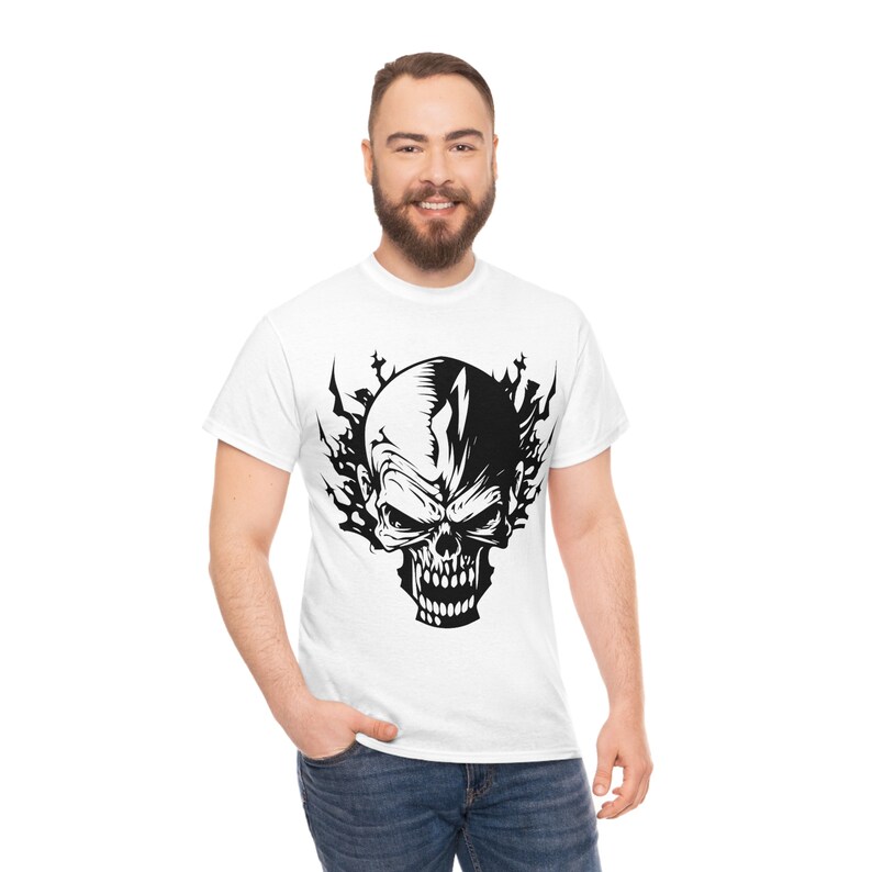 Angry Skull SVG Bundle: Horror Art PNG, Cricut Ready (digital Download ...