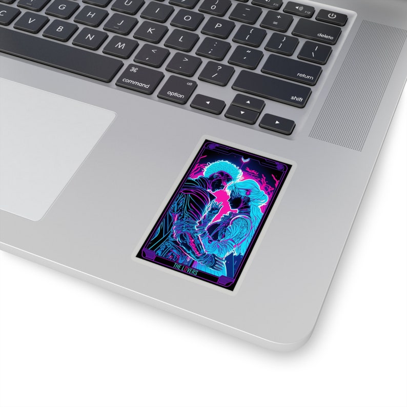 Cyberpunk Tarot Card the Lovers SVG Digital Download the Etsy