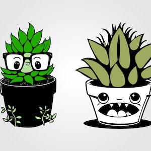 SVG divertido de suculentas: citas para amantes de las plantas para Cricut, camisetas y tazas, regalo para amantes de las plantas, descarga digital