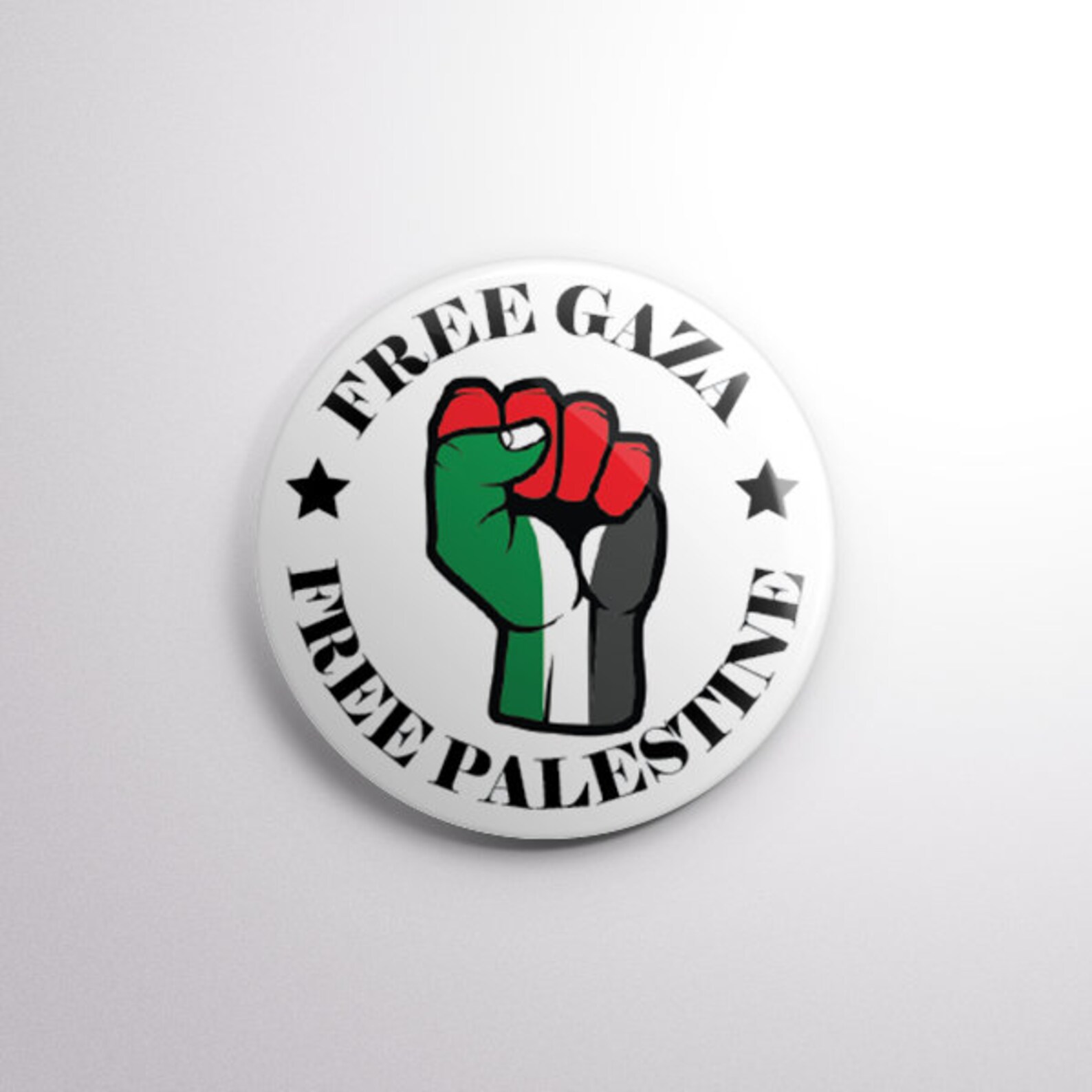 Free GAZA Free PALESTINE Pin Badge Button 25mm / 1 Inch Etsy