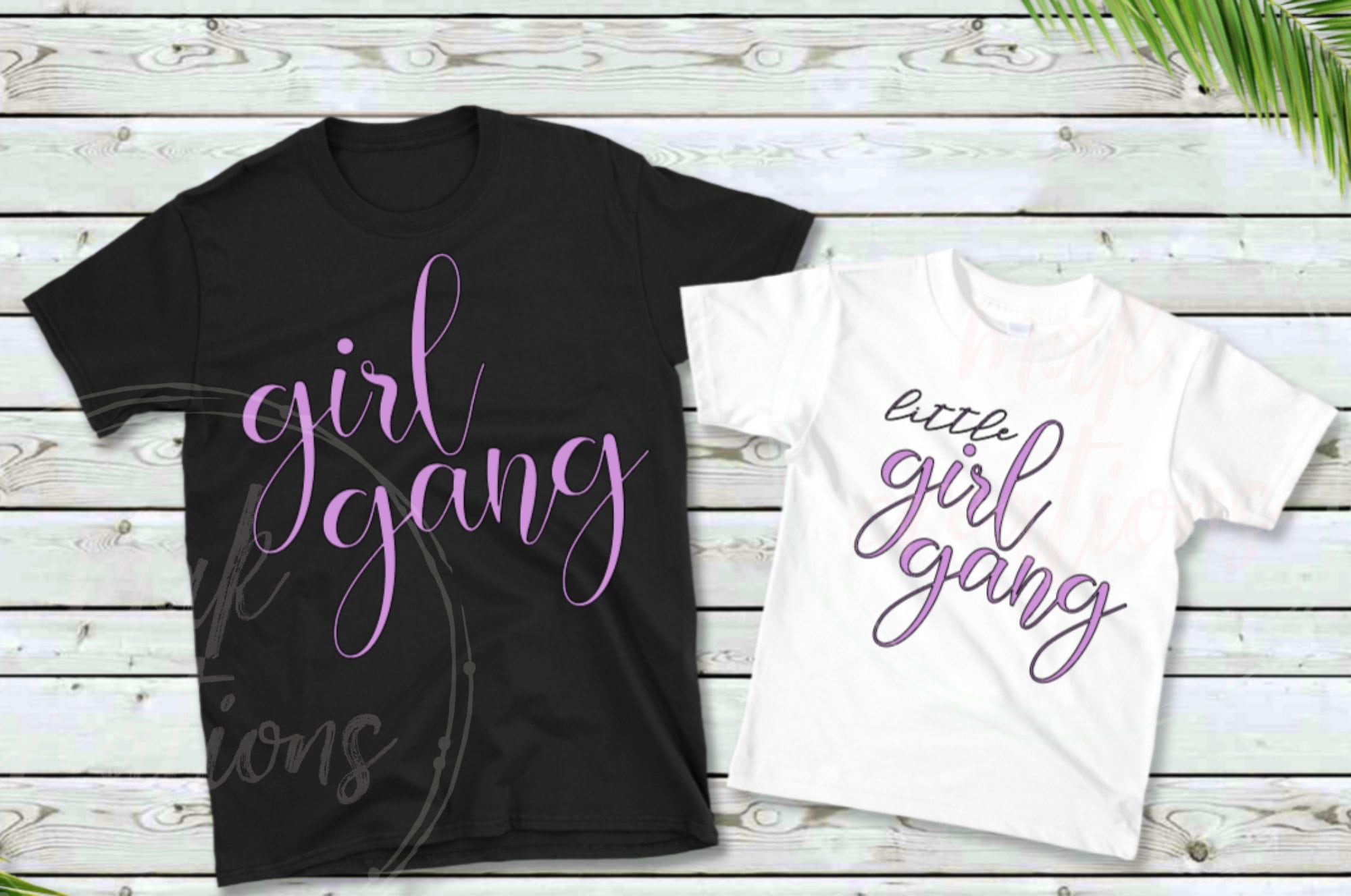 Girl Gang.Little Girl Gang Mommy & Me Matching Shirts Cute Etsy