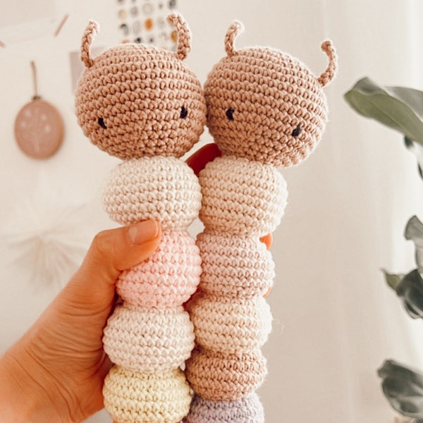 Häkelanleitung Kitty die Raupe, deutsch, häkeln, crochet pattern, english, Amigurumi