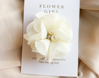 Haarclip bloemenmeisje | Cadeau bloemenmeisje | Haarclip voor meisjes | Haar bloemenmeisjes | Haaraccessoire bloemenmeisje | Jurk bloemenmeisjes