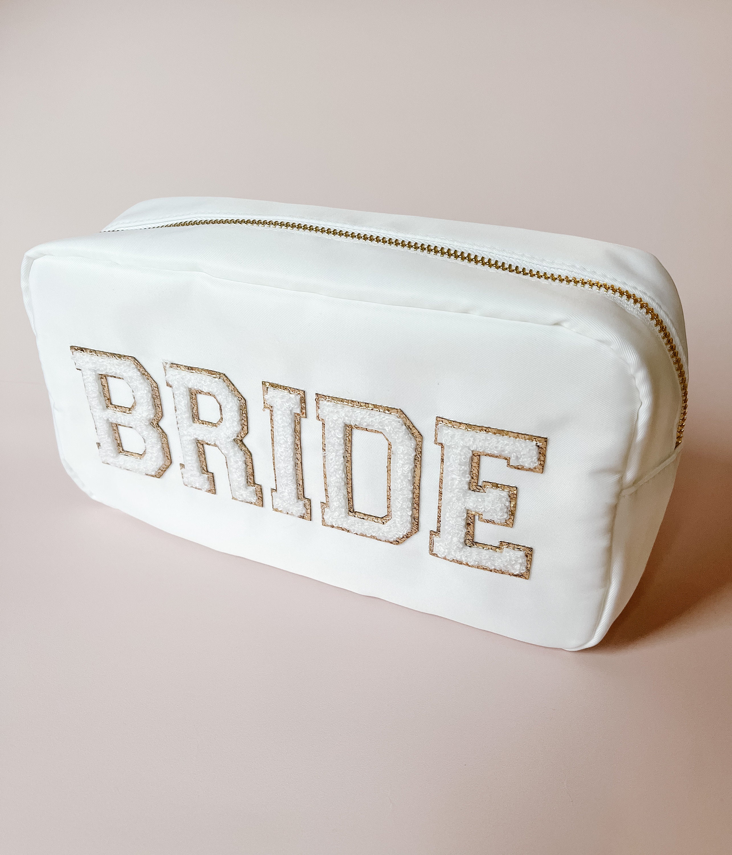 Buy Pongs Bridesmaid Gift Makeup Bag, Bride Cosmetic Bag, Mother Makeup  Organizer, Wedding Favors (Bride) Online at Lowest Price Ever in India |  Check Reviews & Ratings - Shop The World