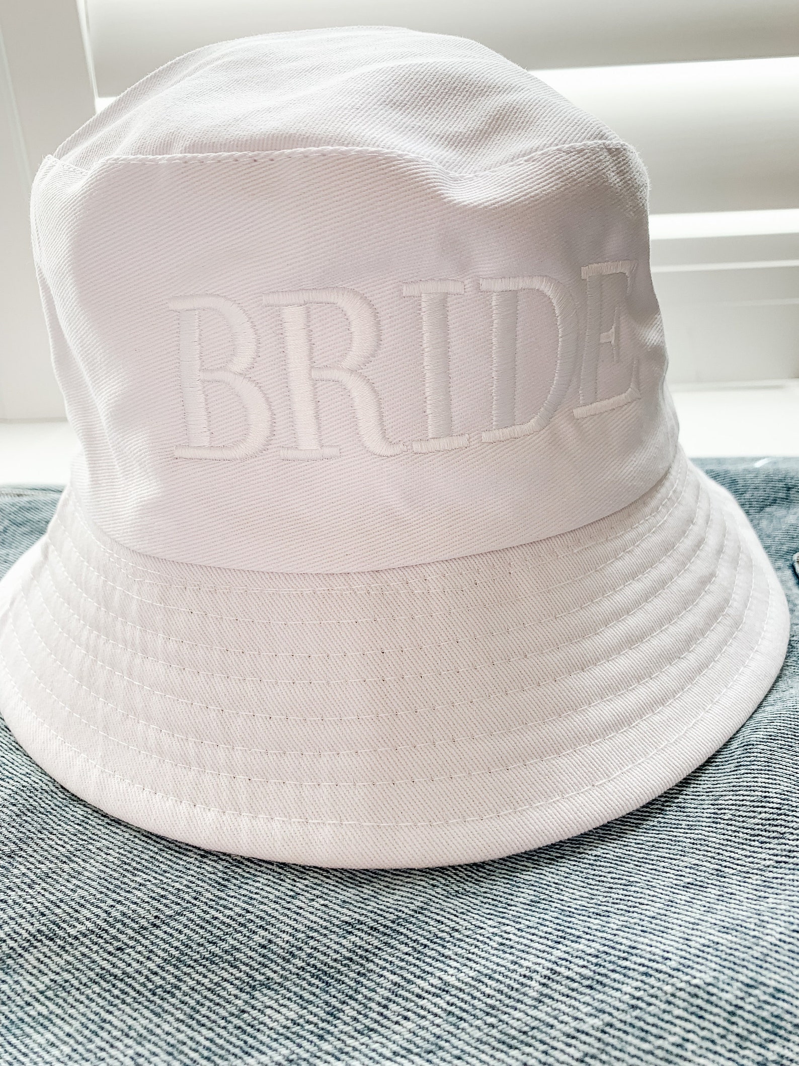 Bride Bucket Hat Bride Hat Bride Cap Bride Summer Hat Etsy