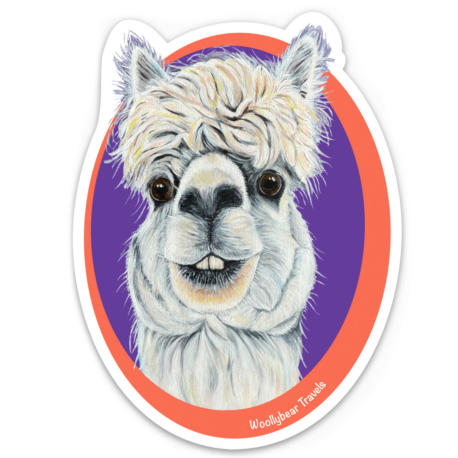 Alpaca Sticker - Al - Etsy