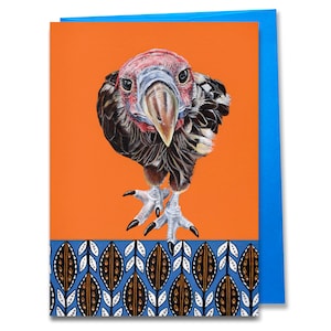 Cartão Animal Africano - Terry, o Abutre