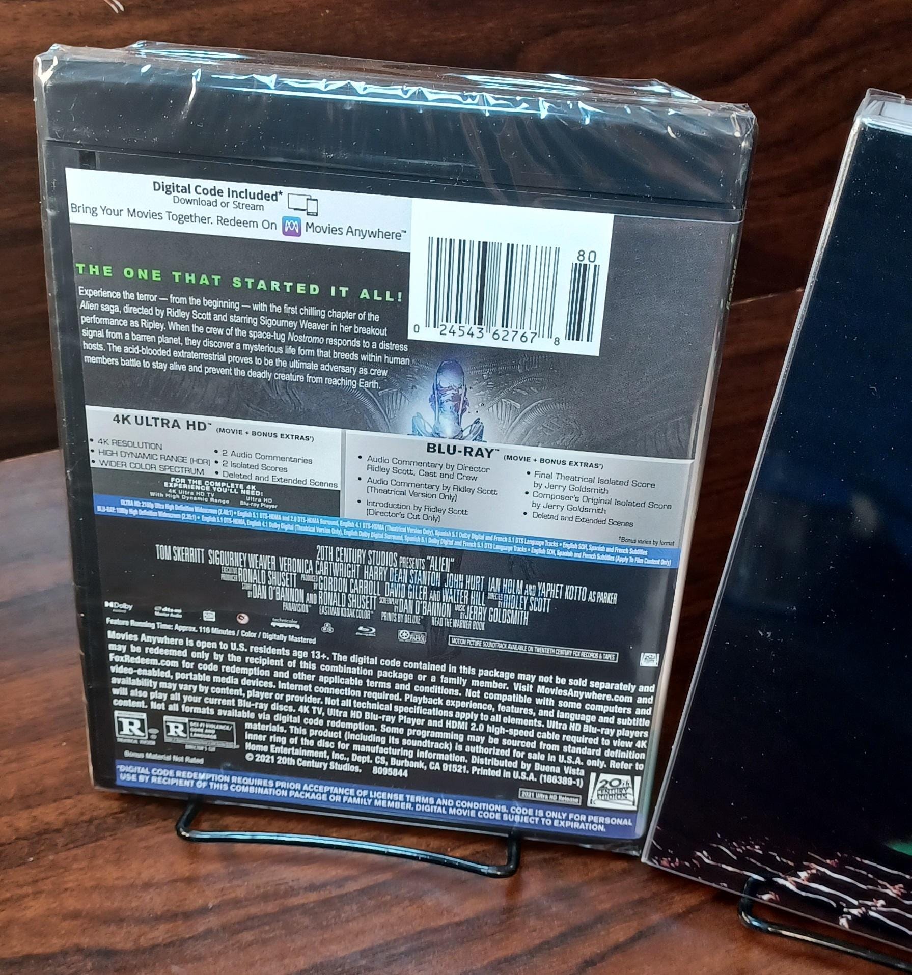 ALIEN (1979) (4k+blu-ray)-new-custom Slipcover W/protective Sleeve-box ...