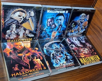 Halloween 6 Movie Collection (4k)-custom Slipcovers ONLY (NO Discs