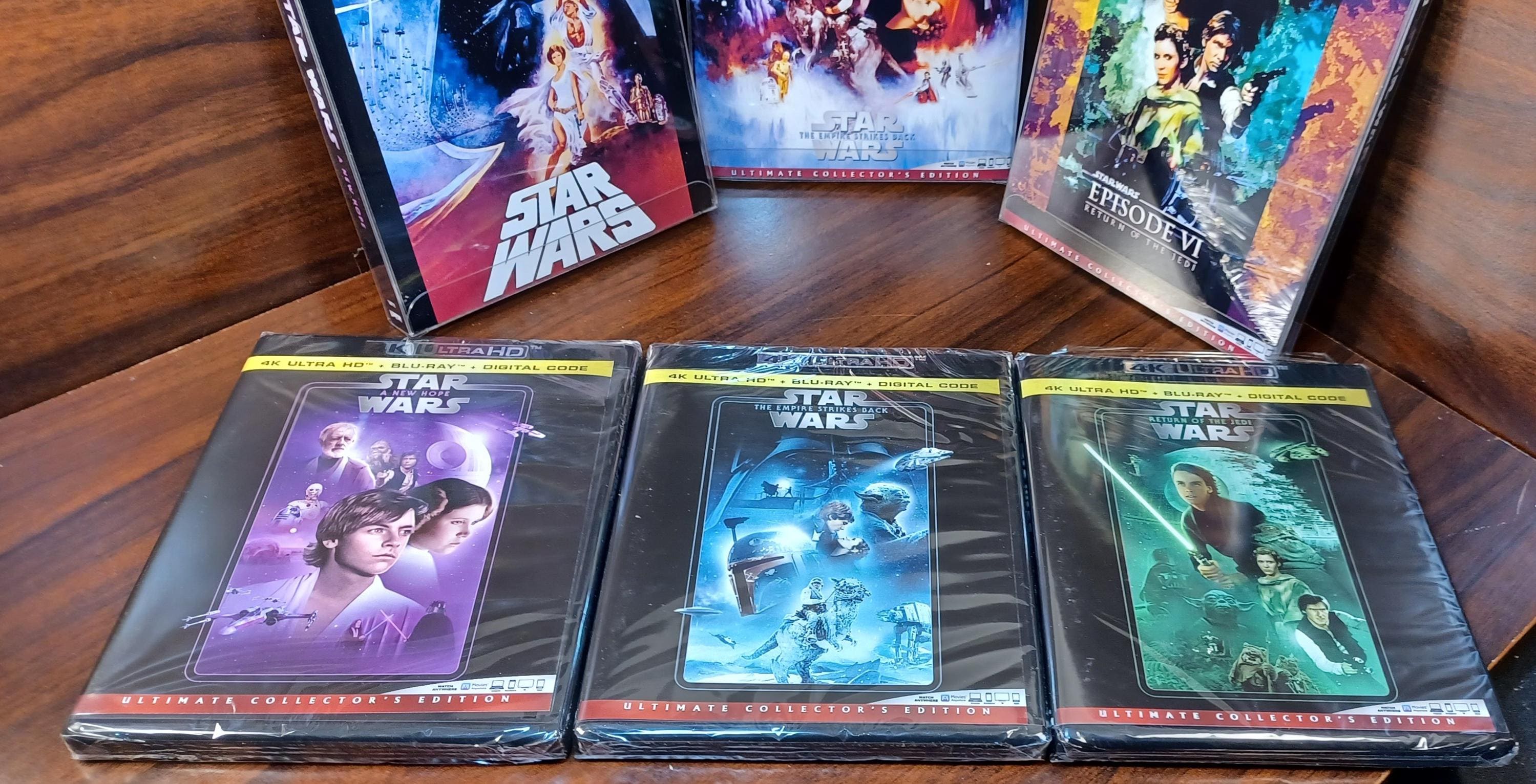 Star Wars – Original Trilogy (4K) With Custom Slipcovers and