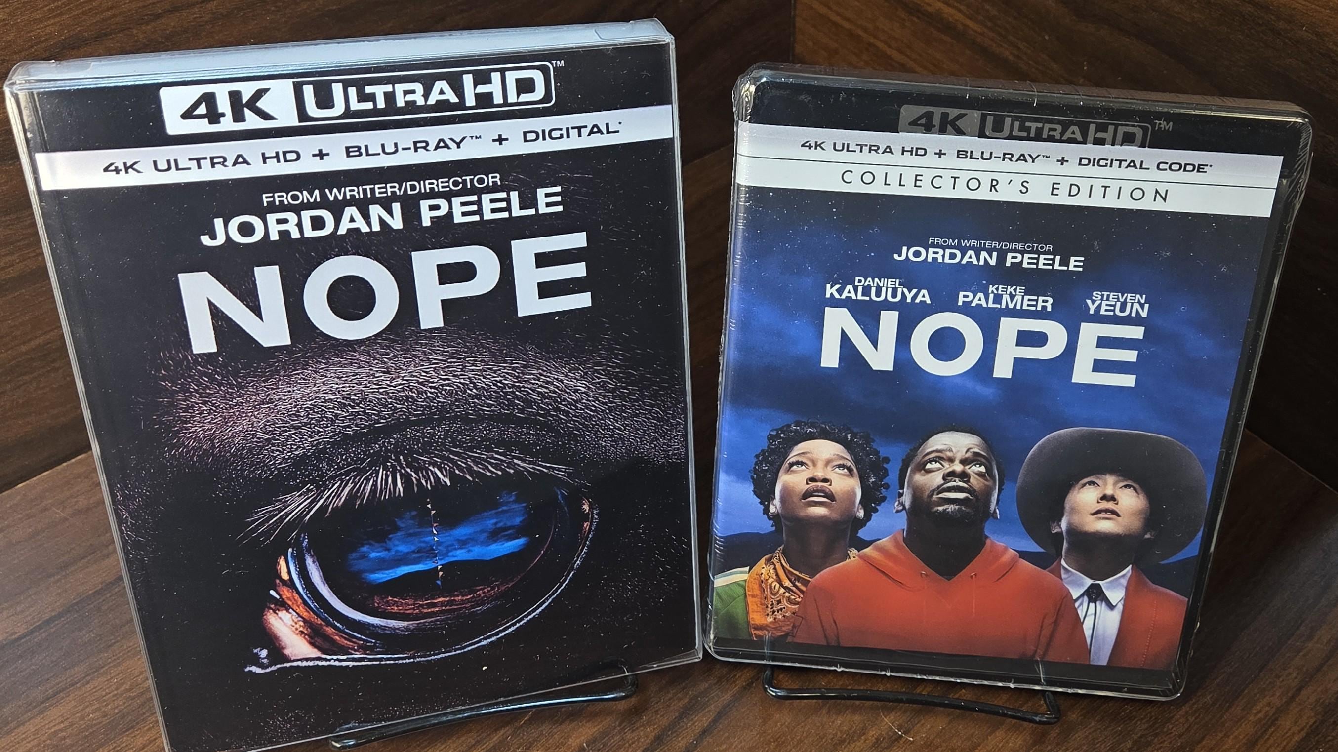 Nope (2022)(4K+Blu-ray)-New-Custom Slipcover w Protective Sleeve-Box…
