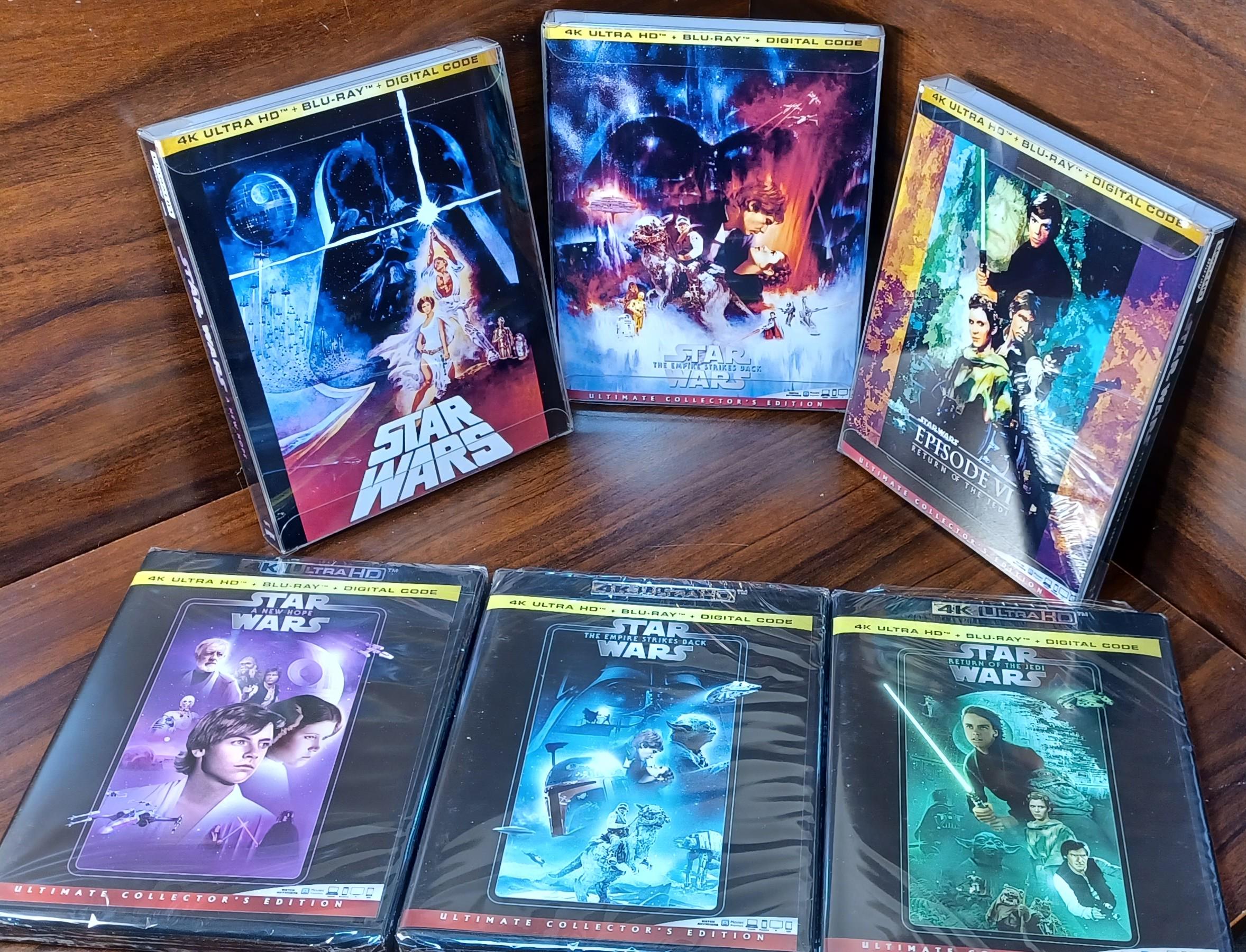 Star Wars – Original Trilogy (4K) With Custom Slipcovers and