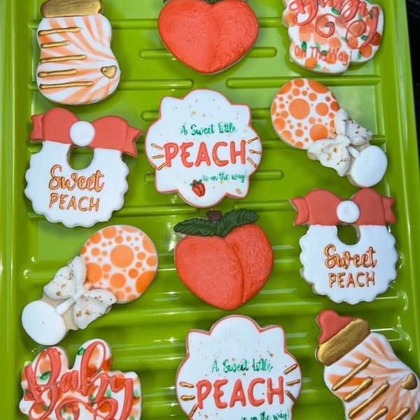 Peach Baby Shower Etsy