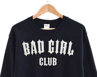 Sudadera Bad Girl Club: Moda e-girl gótica pastel