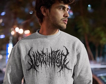 Epic Vaccinated Sweater Black Death Heavy Metal, Grunge CrewNeck Sweatshirt, Fully Vaxed, Vaccinate, Gift for Men Women, Pro-vaccine, Gothic