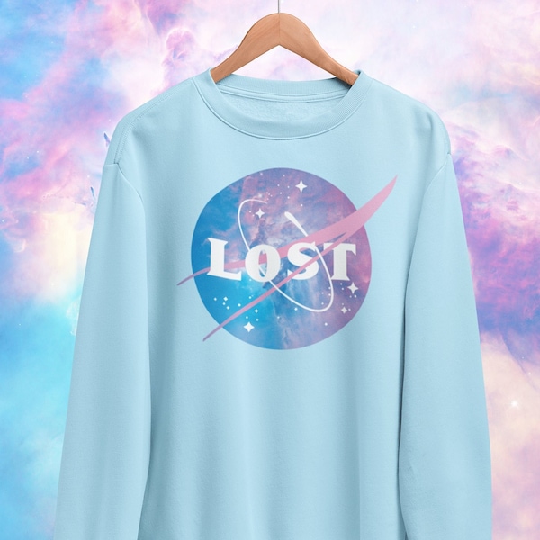 Lost Explorer NASA Space Aesthetic Sweatshirt |  Space Gifts, Traveler, Astronomy Sweatshirt, Science Gift