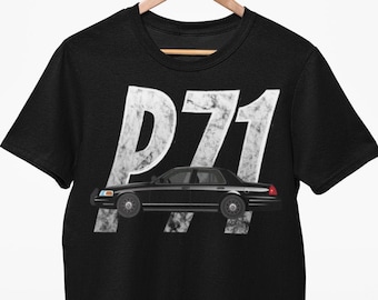 Crown Victoria P71 T-shirt: Police Interceptor graphic T-shirt