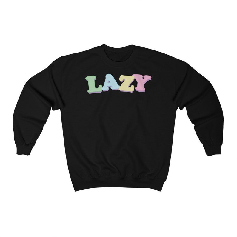 Pastell Goth Pullover: Yume Kawaii Harajuku Fashion Black