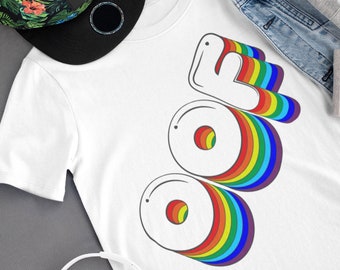 OOF Kids T-Shirt: Retro Rainbow Gamer Gift