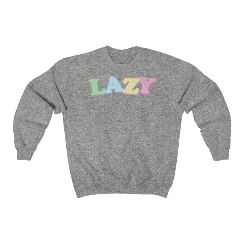 Pastell Goth Pullover: Yume Kawaii Harajuku Fashion Sport Grey