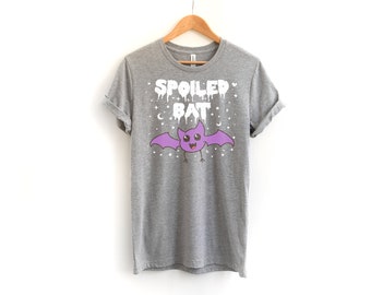 Kawaii Cute Bat T-Shirt - Creepy Cute, Pastel Goth, Kawaii Clothing, Witchy Aesthetic, Harajuku Shirt, Fairy Kei, Unisex