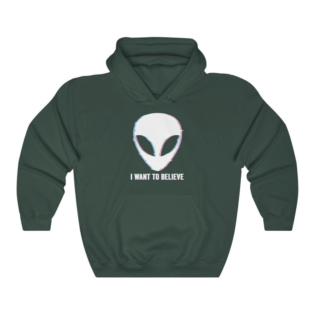 Vaporwave Alien Head Trippy Ufo Hoodie Christmas Kawaii Gifts Unisex ...