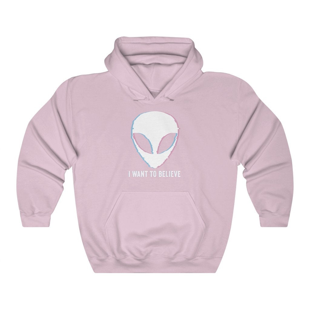 Vaporwave Alien Head Trippy Ufo Hoodie Christmas Kawaii Gifts Unisex ...