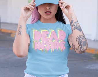 Dead Inside - Pastel Goth, Pastel Clothing, Aesthetic Clothing, Grunge T-Shirt, Retro Kawaii Goth, Tumblr Unisex Tee