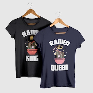 Ramen King Japanese Noodle Soup Bowl Anime Food Gifts for Men T-Shirt