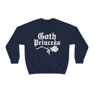 Goth Princess Creepy Cute Sweater - Gothic Clothes, Kawaii Goddess, Pastel Goth Sweatshirt, Halloween Unisex Top image 6