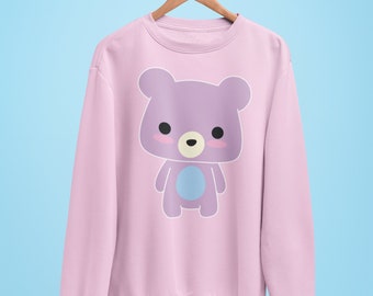 Kawaii Teddy Bear Sweater: Pastel Goth Harajuku Sweatshirt