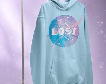 Lost Explorer Hoodie: NASA Galaxy Print, Space Lover Gift