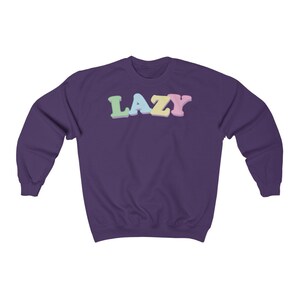 Pastell Goth Pullover: Yume Kawaii Harajuku Fashion Purple