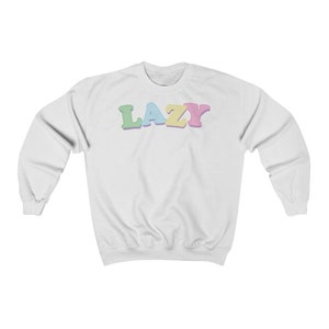 Pastell Goth Pullover: Yume Kawaii Harajuku Fashion White