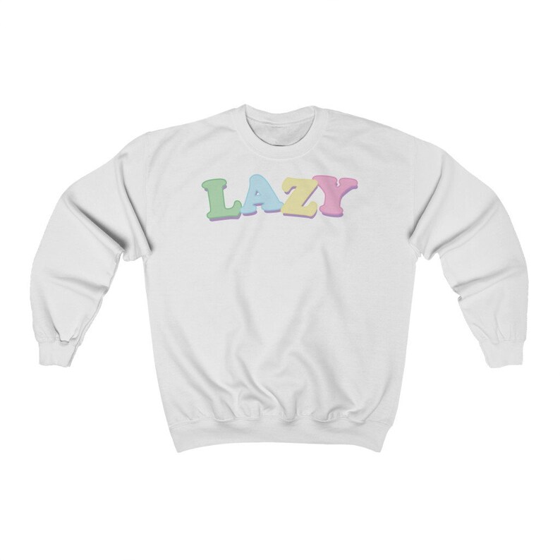 Pastell Goth Pullover: Yume Kawaii Harajuku Fashion White