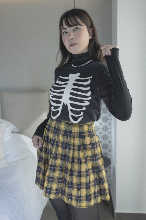 Pastel Goth Rib Cage Creepy Tee Skeleton Halloween Witchy Kawaii. Soft Grunge Aesthetic Yami Kawaii Trendy Goth Creepy Cute Clothing Etsy