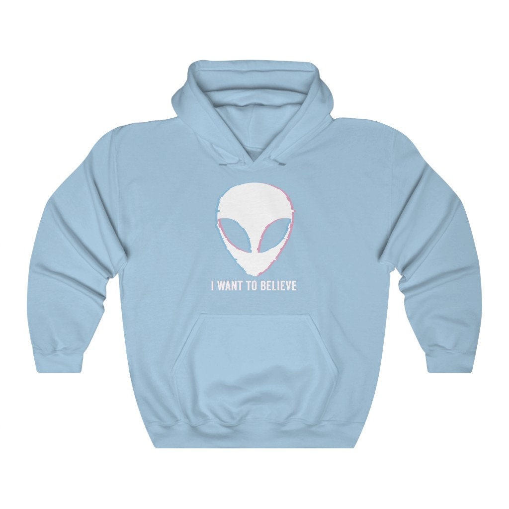 Vaporwave Alien Head Trippy Ufo Hoodie Christmas Kawaii Gifts Unisex ...