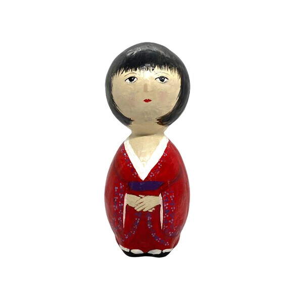 Vintage Japanese Doll 水彩 Vintage Japanese Doll 水彩