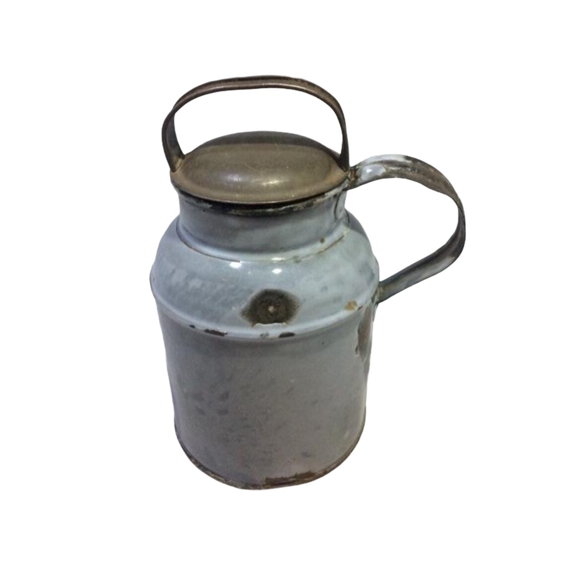 Antique Milk Cream Jug Pail With Lid and Handle Agate Mfg & Etsy
