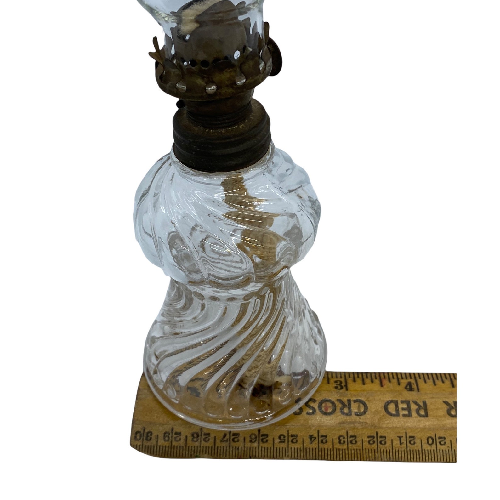 8 Acorn Oil Lamp with Chimney and Wick Miniature Antique PA Etsy