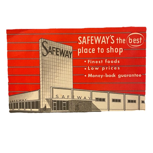 1950s Safeway Sewing Needle Book Vintage Advertising Premium